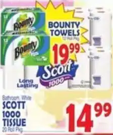 Bravo Supermarkets Bounty towels offer