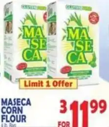 Bravo Supermarkets Maseca Corn Flour offer