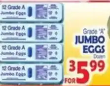 Bravo Supermarkets Grade A Jumbo Eggs offer