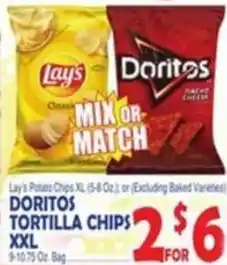 Bravo Supermarkets Lay's Doritos Tortilla Chips offer