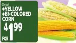 Bravo Supermarkets Sweet yellow bi-colored corn offer