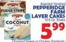 Bravo Supermarkets Pepperidge Farm Layer Cakes offer