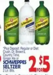Bravo Supermarkets Schweppes Seltzer offer