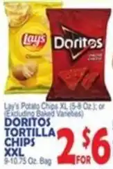 Bravo Supermarkets Lay's potato chips doritos tortilla chips offer