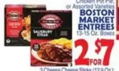 Bravo Supermarkets Boston market entrees offer