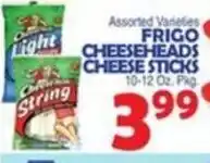 Bravo Supermarkets Frigo cheeseheads cheese sticks offer
