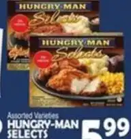 Bravo Supermarkets Hungry-Man Selects offer