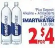 Bravo Supermarkets Smartwater offer