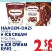 Bravo Supermarkets Haagen-Dazs sorbet or ice cream offer