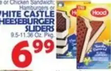 Bravo Supermarkets Hood White Castle Cheeseburger Sliders offer
