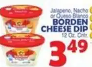Bravo Supermarkets Borden cheese dip offer