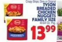 Bravo Supermarkets Tyson breaded chicken nuggets offer