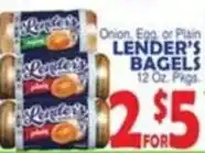 Bravo Supermarkets Lender's Bagels offer
