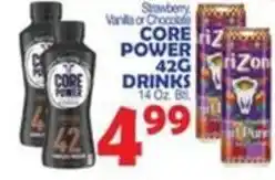 Bravo Supermarkets Core Power drinks offer