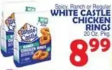 Bravo Supermarkets White Castle chicken rings offer