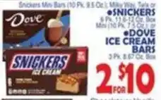 Bravo Supermarkets Snickers ice cream bars offer