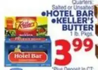 Bravo Supermarkets Keller's hotel bar butter offer