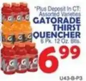 Bravo Supermarkets Gatorade thirst quencher offer
