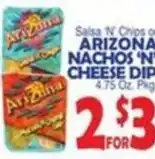 Bravo Supermarkets Arizona salsa n' chips or nachos n' cheese dip offer
