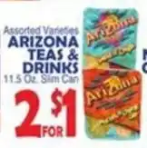 Bravo Supermarkets Arizona teas and drinks offer