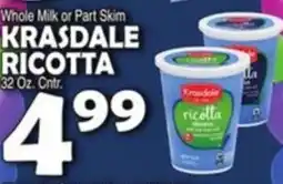 Bravo Supermarkets Krasdale ricotta offer