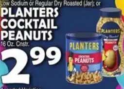Bravo Supermarkets Planters cocktail peanuts offer