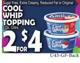 Bravo Supermarkets Cool Whip Topping offer