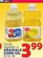 Bravo Supermarkets Krasdale corn oil offer