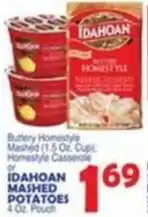 Bravo Supermarkets Idahoan mashed potatoes offer