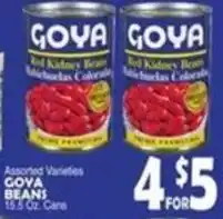 Bravo Supermarkets Goya beans offer