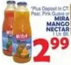 Bravo Supermarkets Mira mango nectar offer