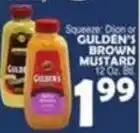 Bravo Supermarkets Gulden's brown mustard offer