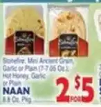 Bravo Supermarkets Stonefire Mini Ancient Grain Naan offer