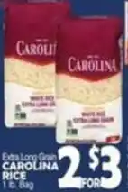 Bravo Supermarkets Carolina Rice offer