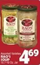 Bravo Supermarkets Rao's soup offer