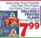 Bravo Supermarkets Kellogg's frosted flakes offer