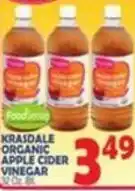 Bravo Supermarkets Krasdale organic apple cider vinegar offer