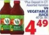 Bravo Supermarkets V8 vegetable juice offer