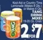 Bravo Supermarkets Tang drink mix offer