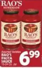 Bravo Supermarkets Rao's pasta sauce offer