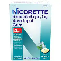 Walgreens Nicotine Gum 4 mg White Ice Mint offer