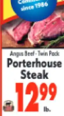 Marino's Supermarket Angus Beef - Twin Pack Porterhouse Steak offer