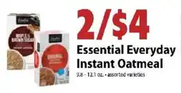 Festival Foods Essential Everyday Instant Oatmeal offer