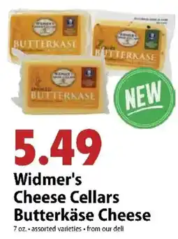 Festival Foods Widmer's Cheese Cellars Butterkäse Cheese offer