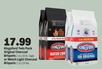 Kingsford twin pack original charcoal briquets or match light charcoal briquets