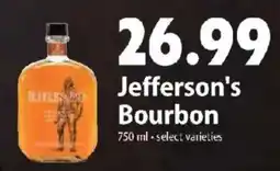 Festival Foods Jefferson's Bourbon offer