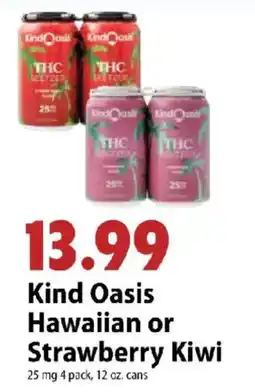 Festival Foods Kind Oasis Hawaiian or Strawberry Kiwi offer
