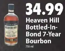Festival Foods Heaven Hill Bottled-In-Bond Bourbon offer