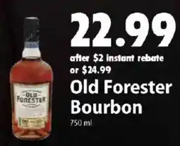 Festival Foods Old Forester Bourbon offer