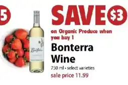 Festival Foods Bonterra Wine offer